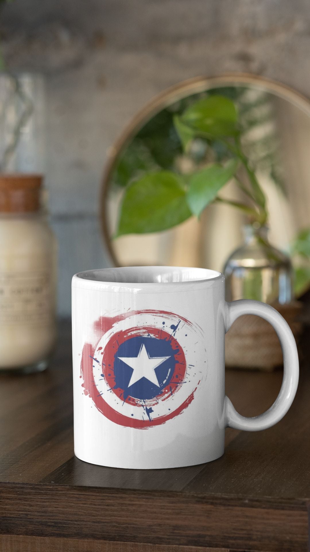 Personalized Captain America Mug