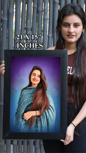 Personalized Digital Oil Painting For Her