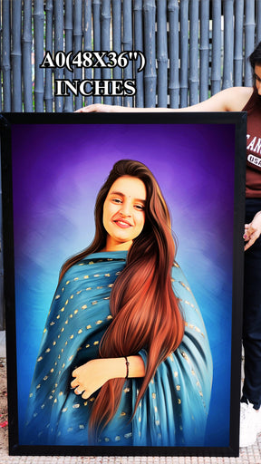 Personalized Digital Oil Painting For Her