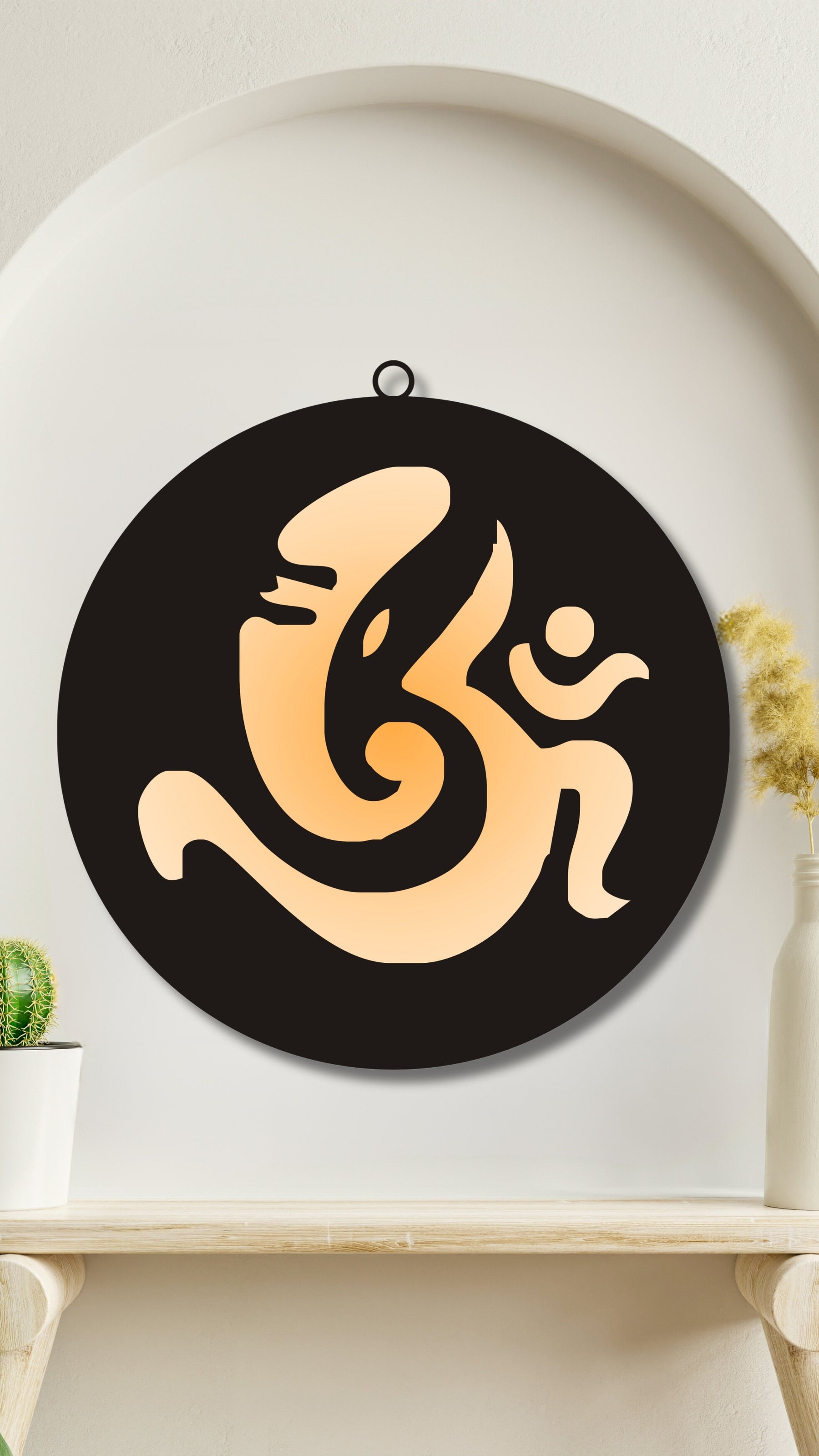 Om Ganesha  LED Wall Decor Light