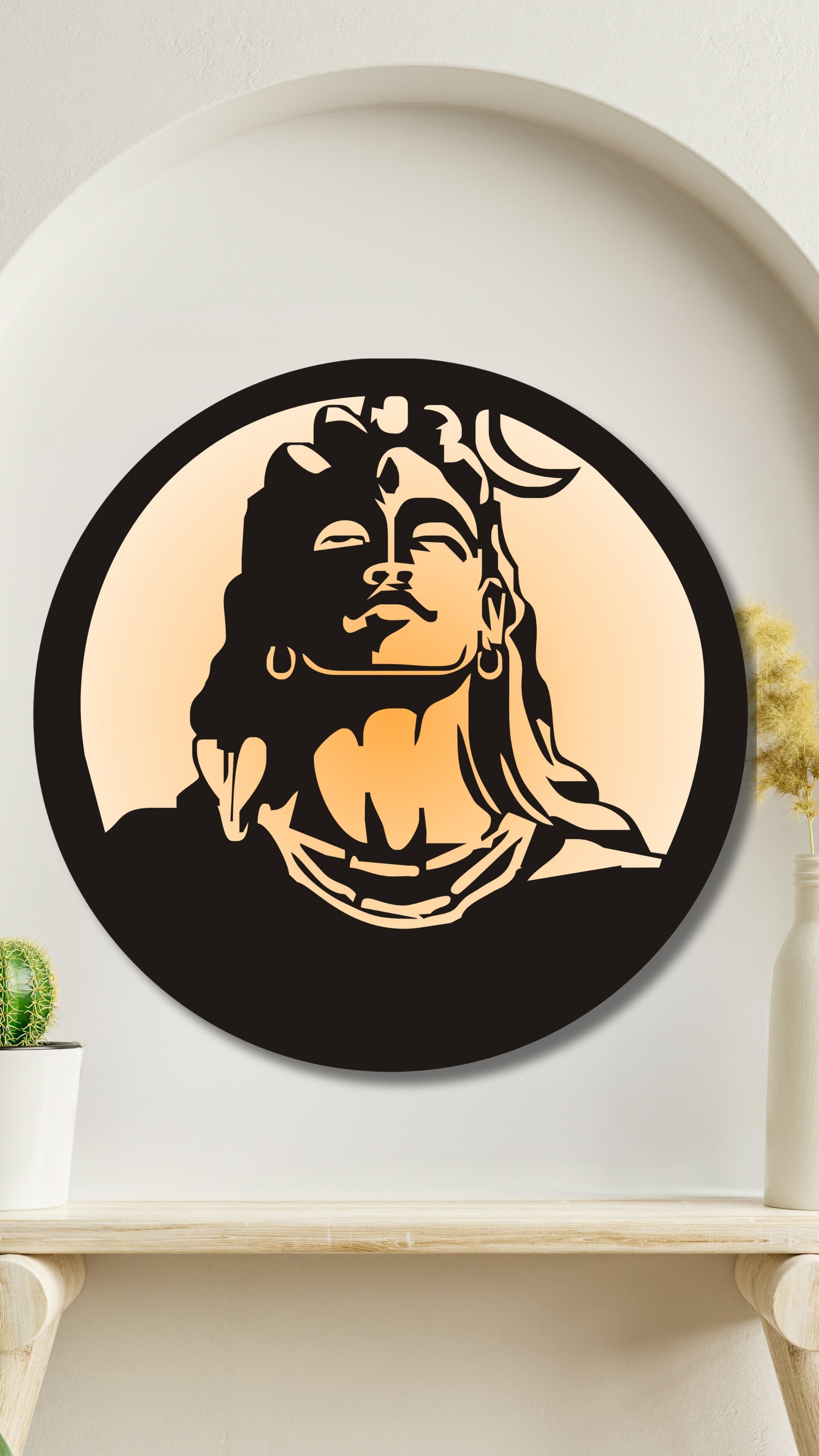 Adiyogi LED Wall Decor Light