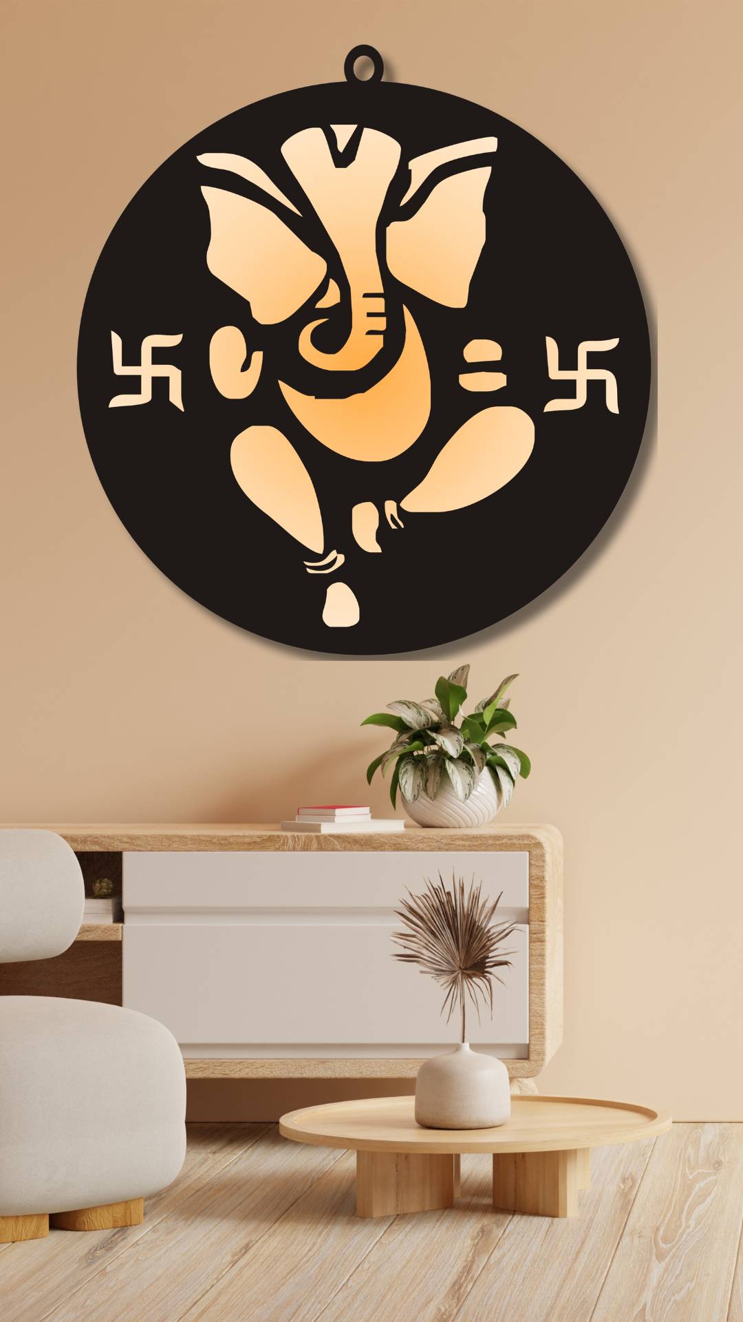 Ganesh Ji Wall LED Wall Decor Light