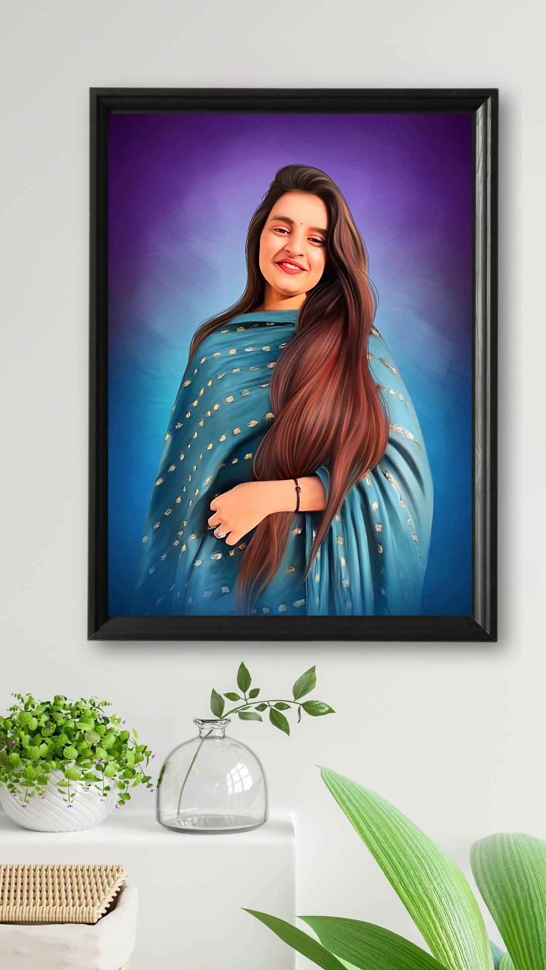 Personalized Digital Oil Painting For Her