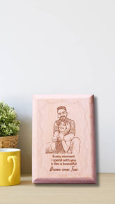 Personalized Wooden Engraved Photo Frame