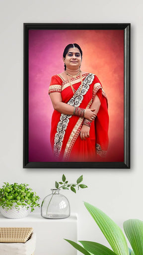 Personalized Digital Oil Painting For Mother