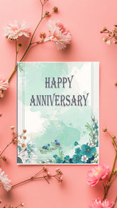 Personalized Happy Anniversary Greeting Cards