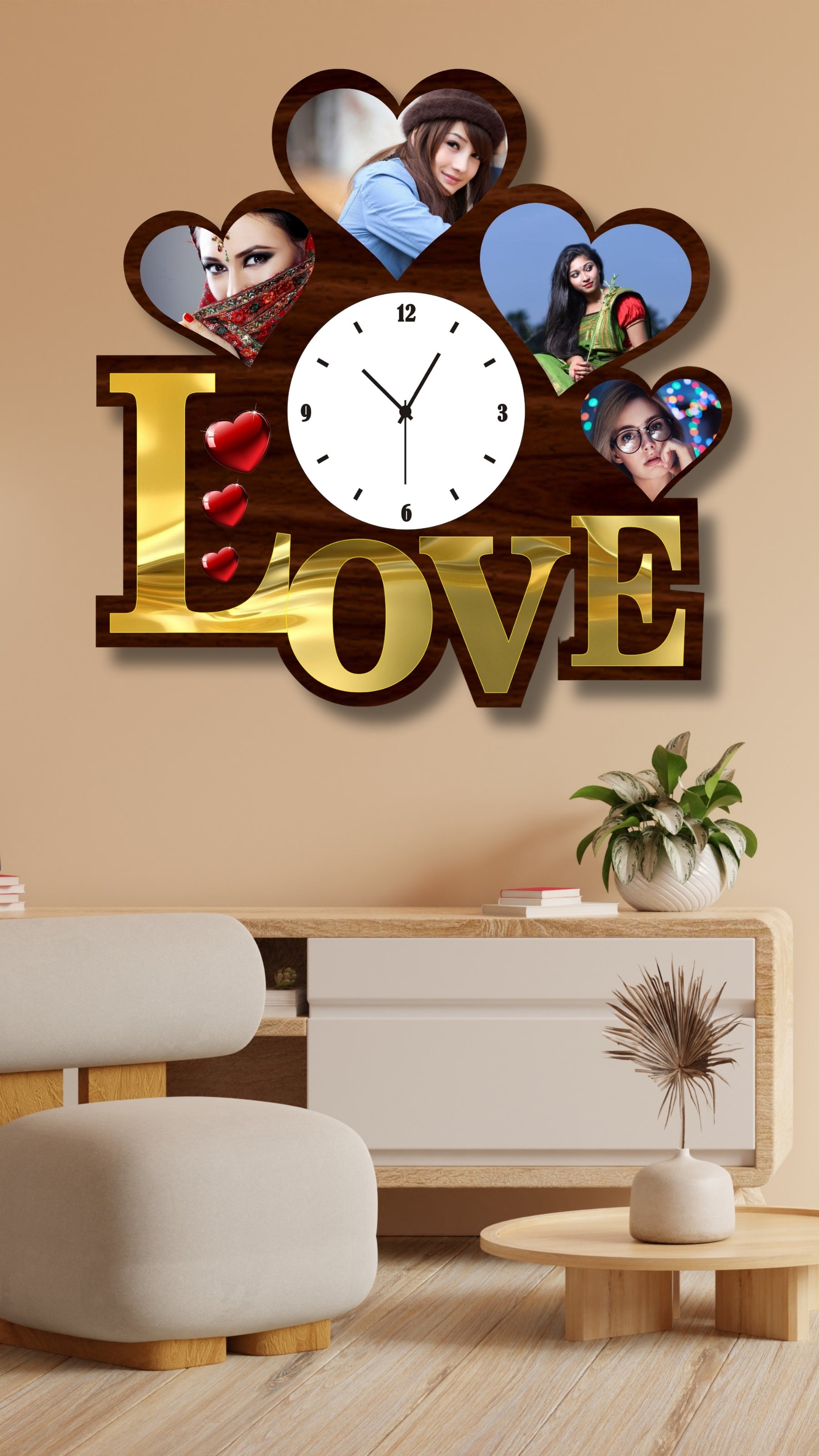 Personalized Wooden Wall Clock