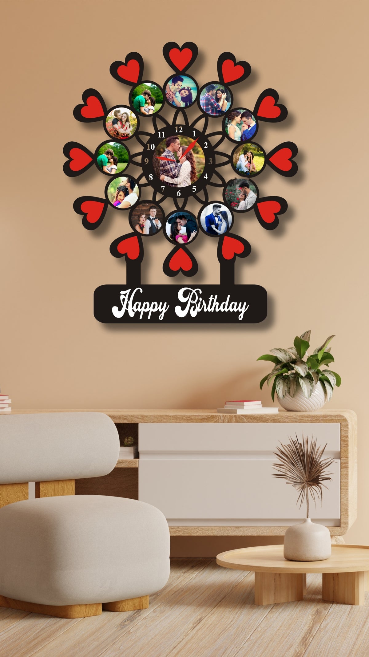 Personalized Wooden Wall Clock