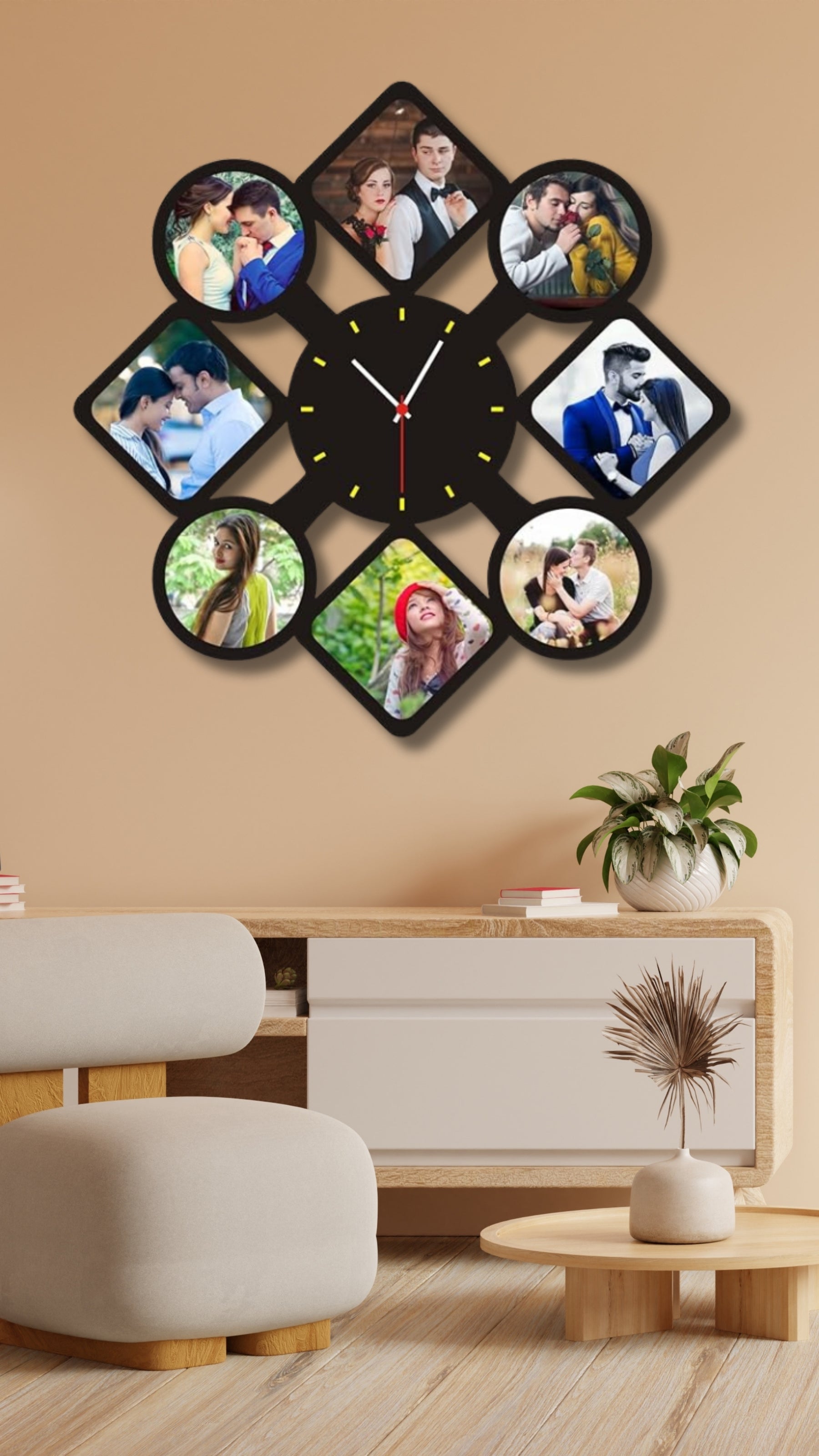 Personalized Wooden Wall Clock