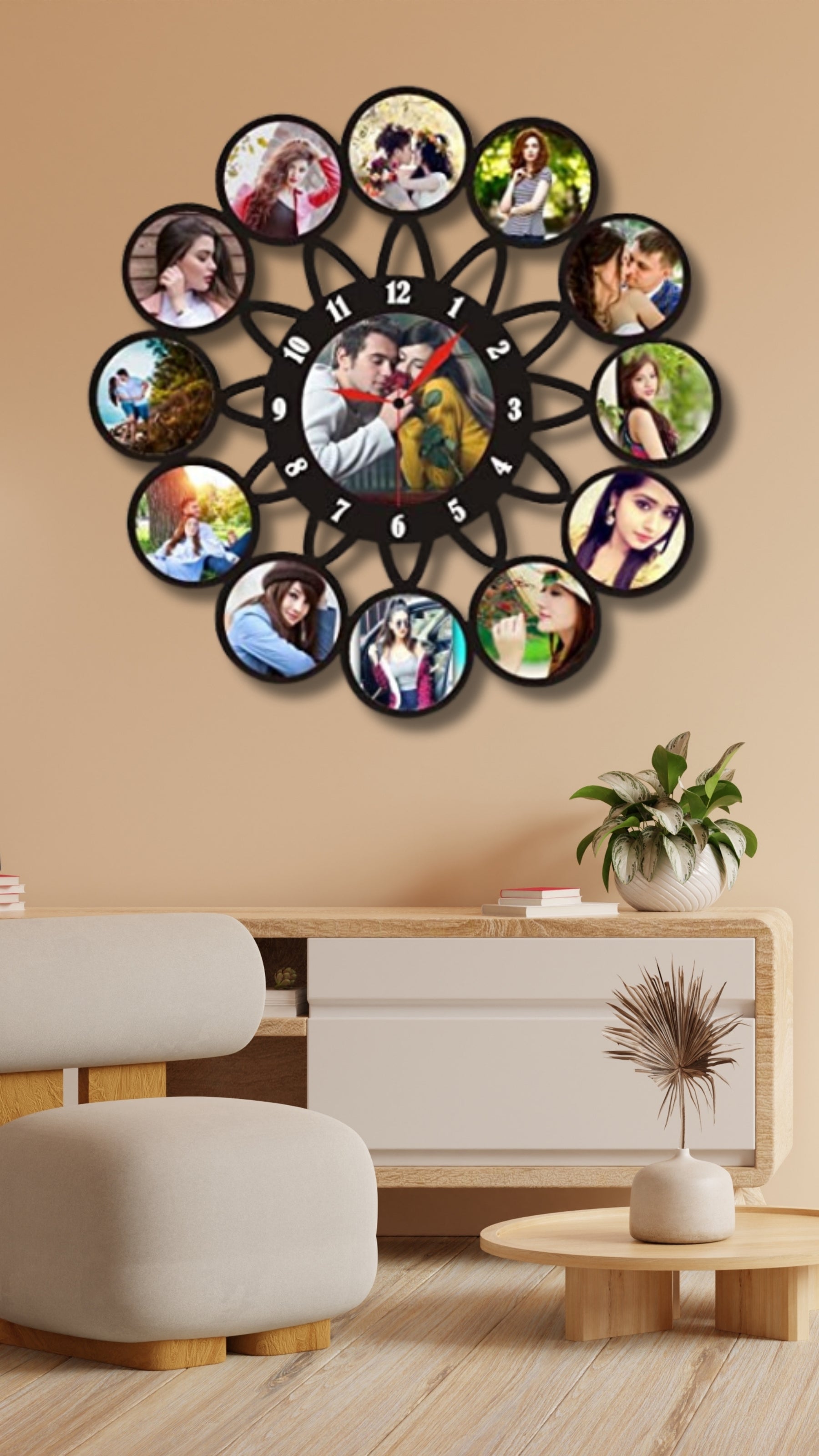 Personalized Wooden Wall Clock