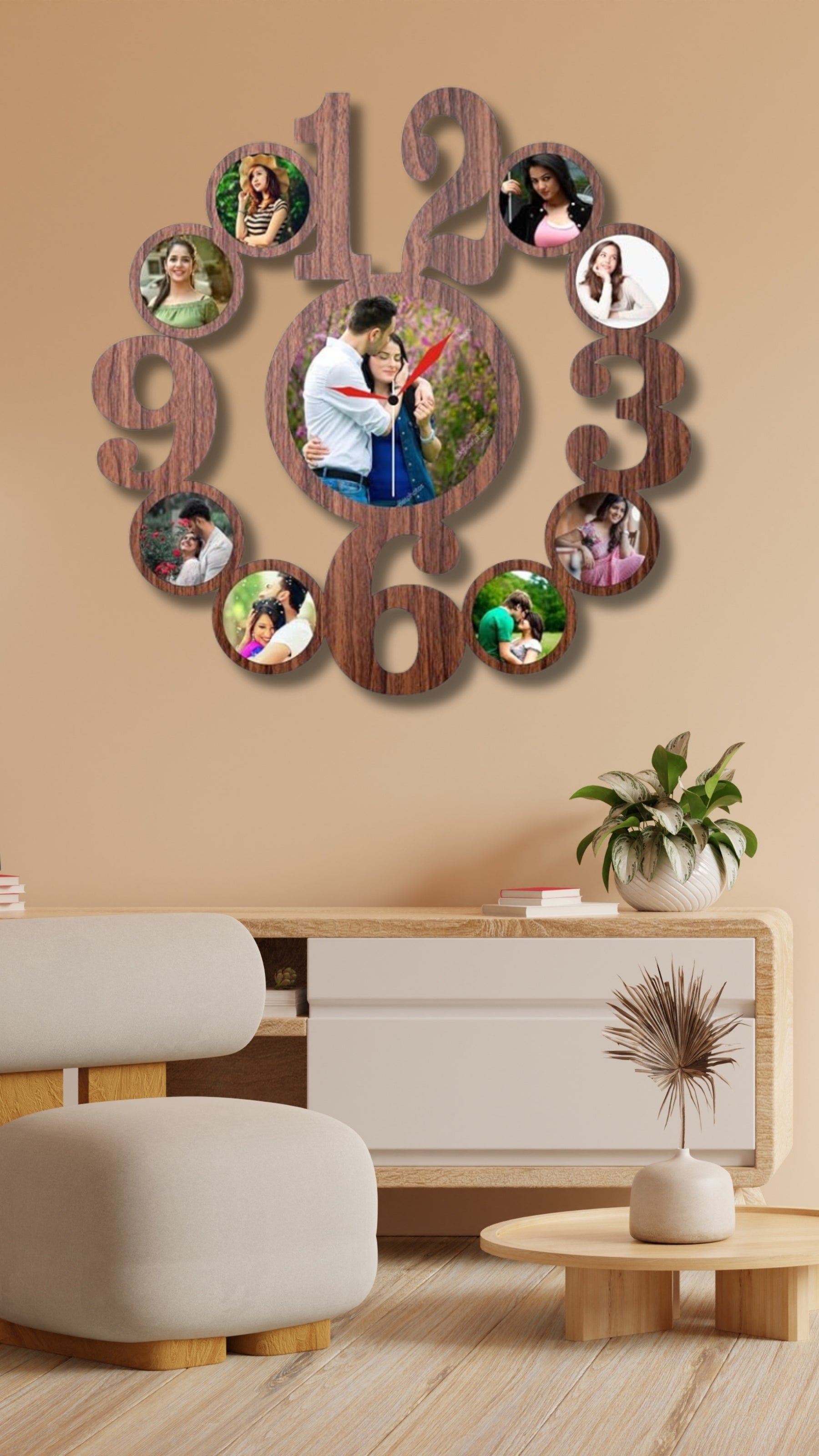 Personalized Wooden Wall Clock