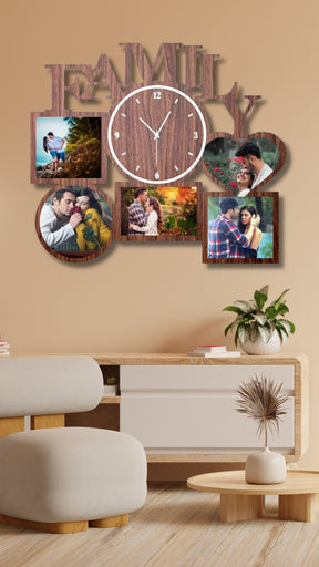 Personalized Wooden Wall Clock