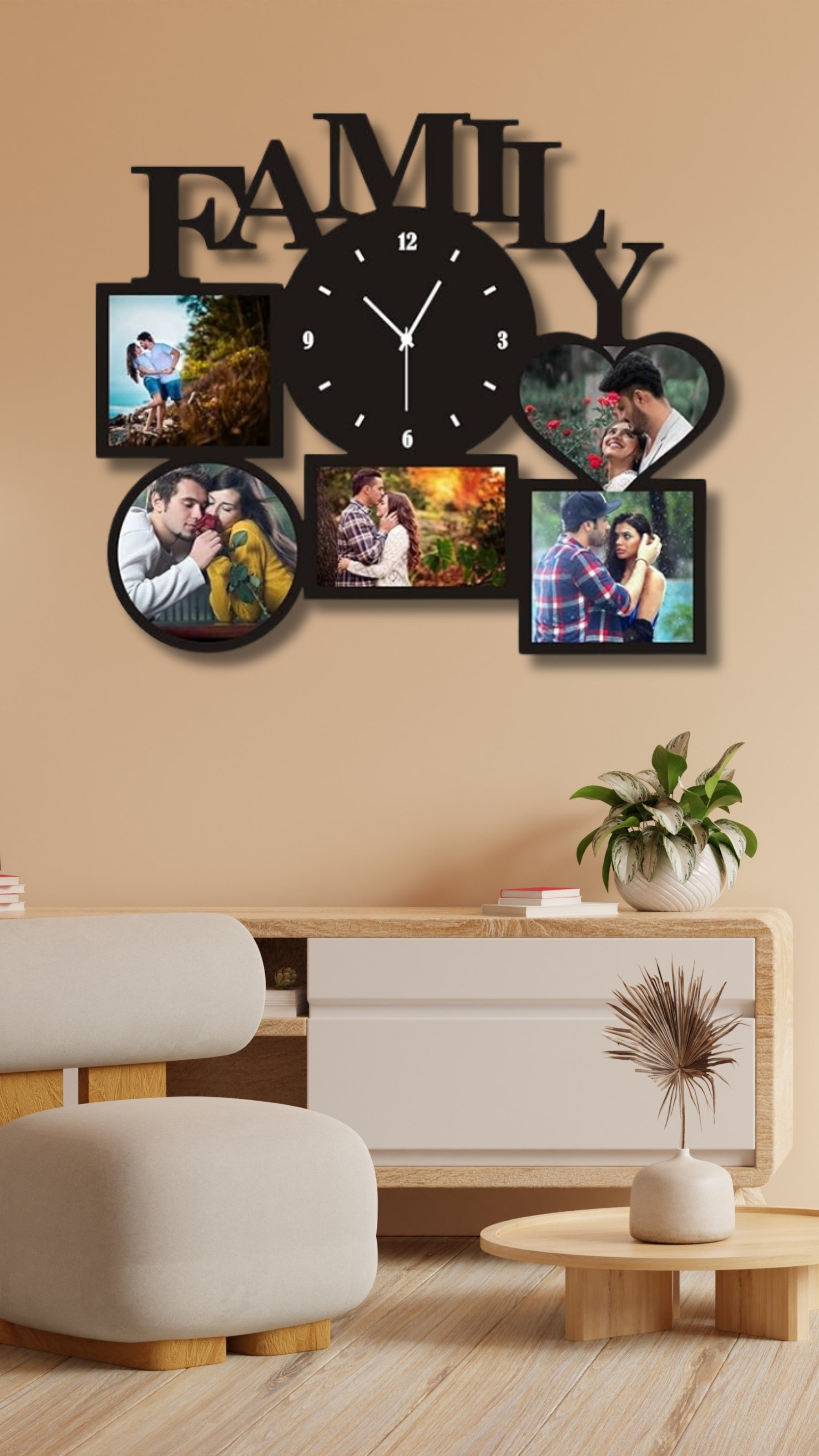 Personalized Wooden Wall Clock