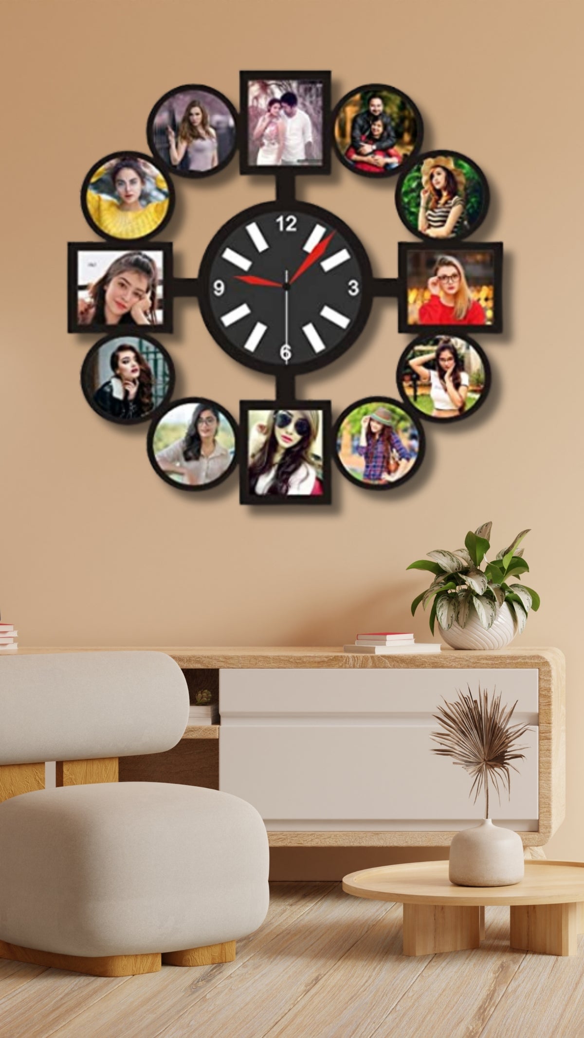 Personalized Wooden Wall Clock