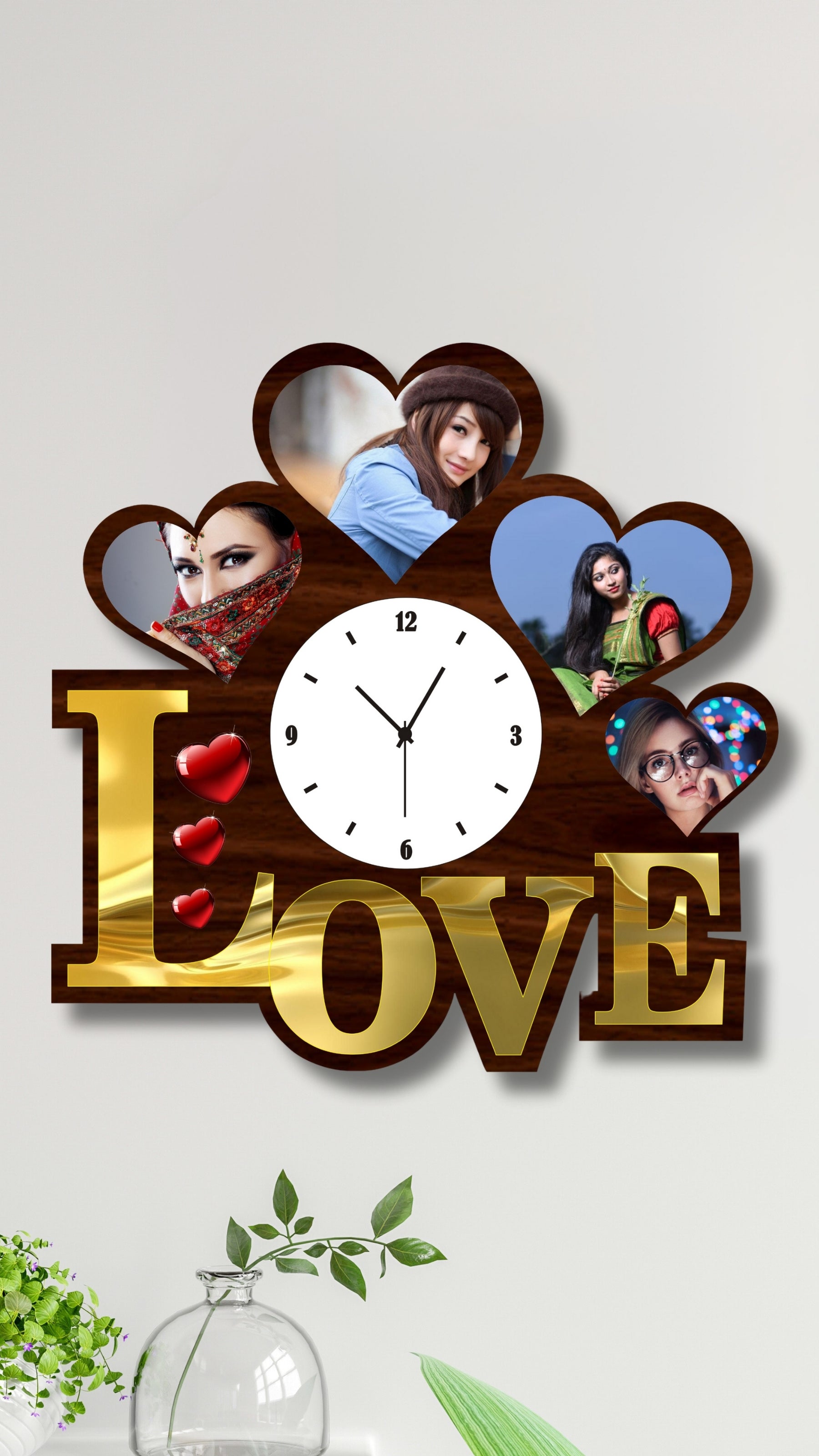 Personalized Wooden Wall Clock