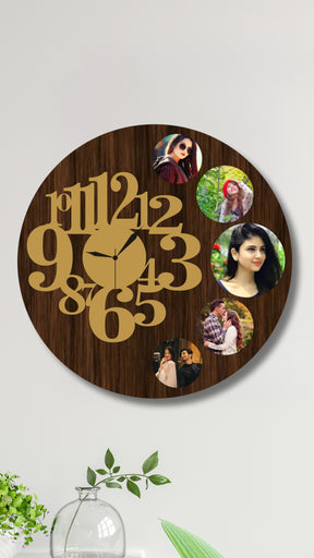 Personalized Wooden Wall Clock