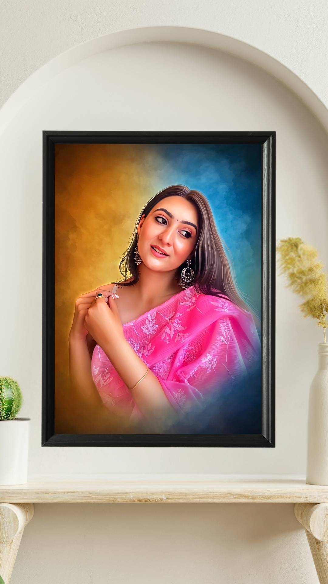 Personalized Digital Oil Painting For Her