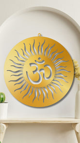 Golden OM LED Wall Decor Light