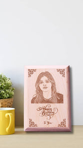 Personalized Wooden Engraved Photo Frame