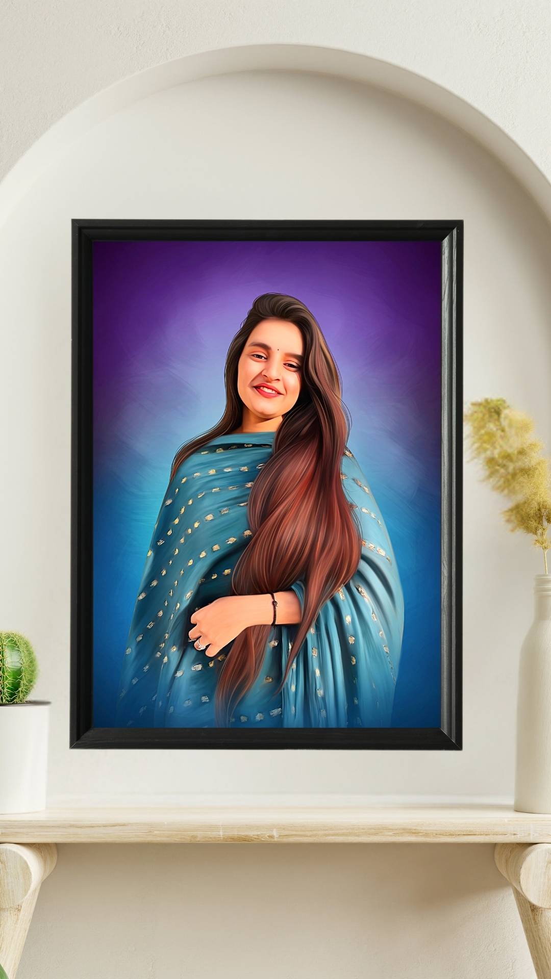 Personalized Digital Oil Painting For Her