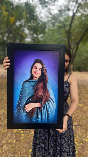 Personalized Digital Oil Painting For Her