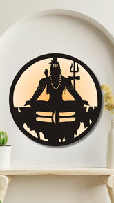 Mahadev-Shiv Ji LED Wall Decor Light