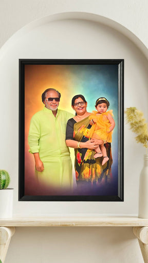 Personalized Digital Oil Painting For Family