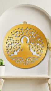 Golden Budha Wall LED Wall Decor Light