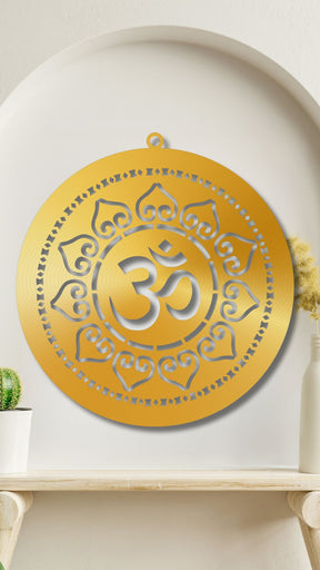 Golden OM Wall LED Wall Decor Light