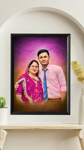 Personalized Digital Oil Painting For Mother