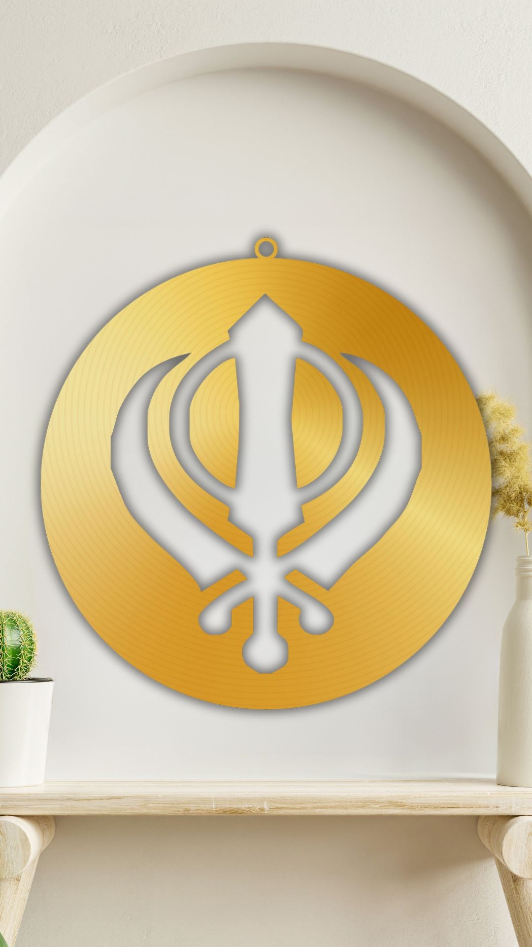 Golden Khanda  Wall LED Wall Decor Light