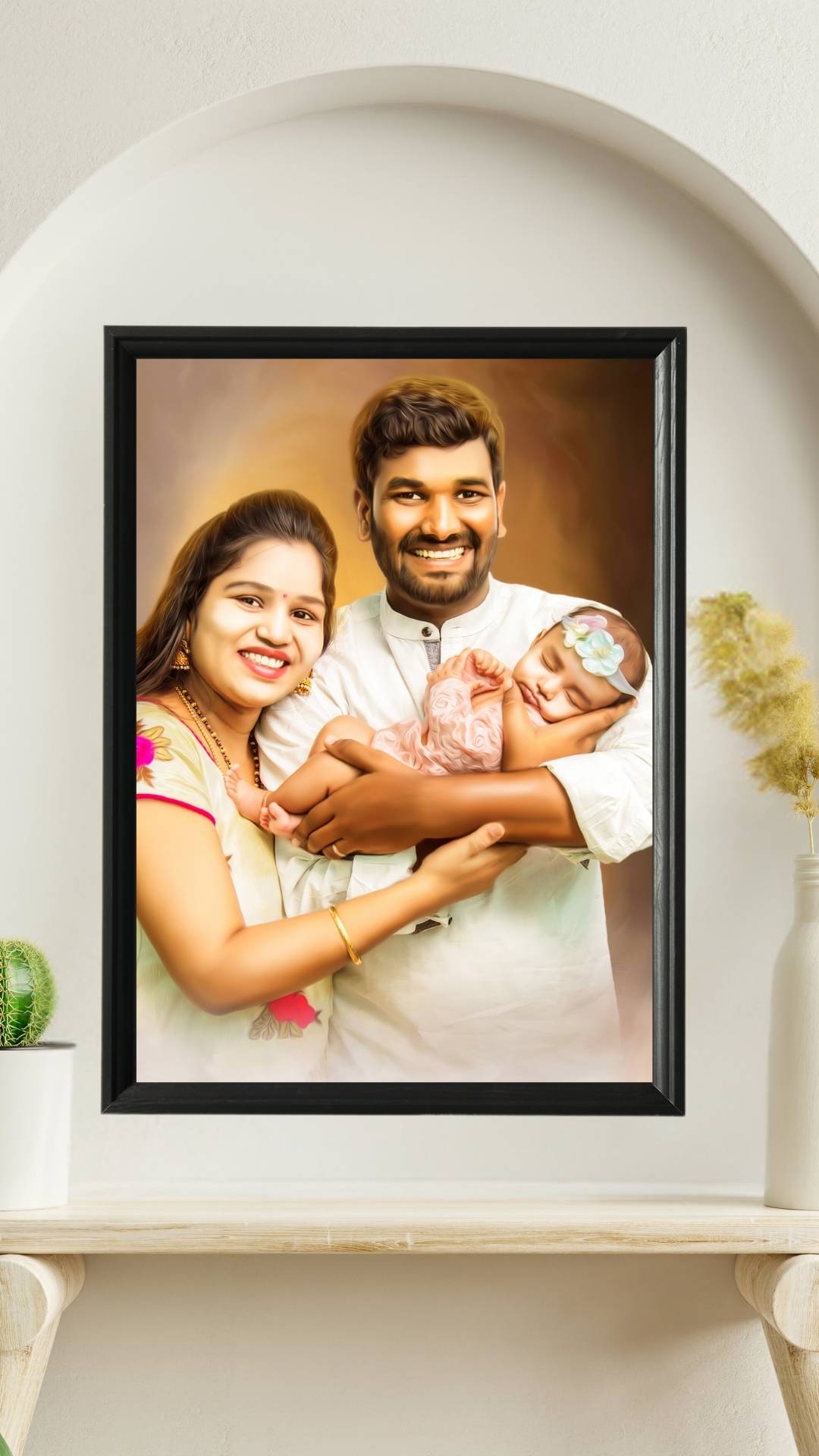 Personalized Digital Oil Painting For Family