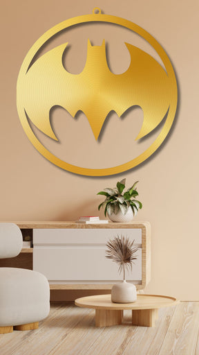 Golden Batman LED Wall Decor Light