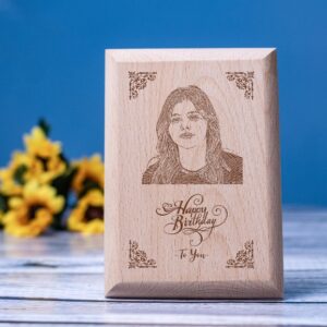 Wooden engraved